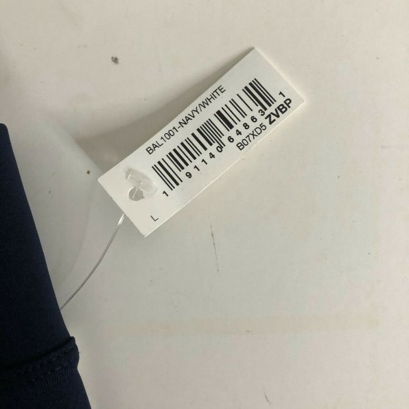 AURIQUE Women's Bal1001 Active Shorts, Navy/White - Picture 2 of 5